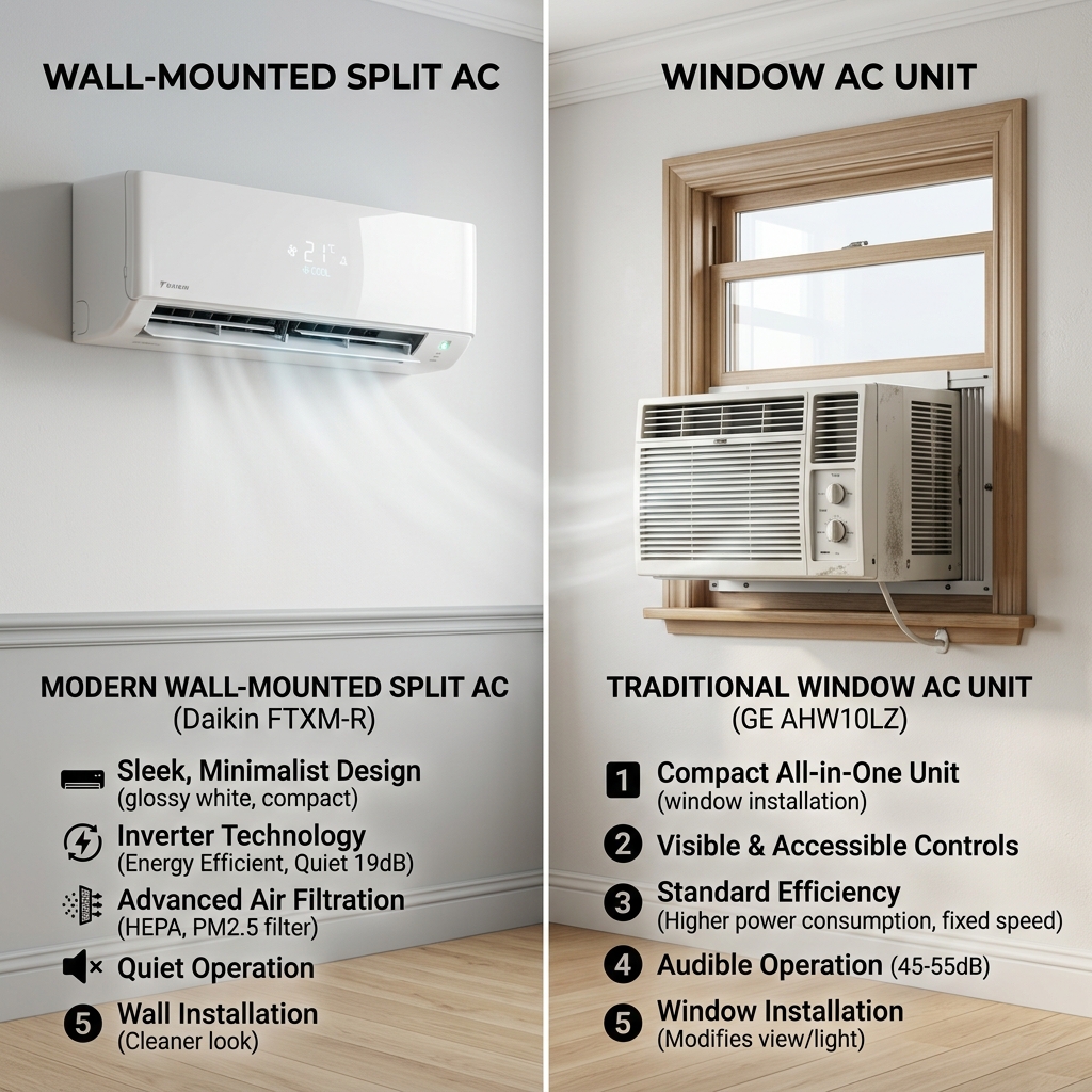 Split AC vs Window AC in Qatar: Which Should You Buy?